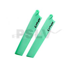 LX61152  Lynx Heli MCPX BL Plastic Main Blade 115mm Green Neon  